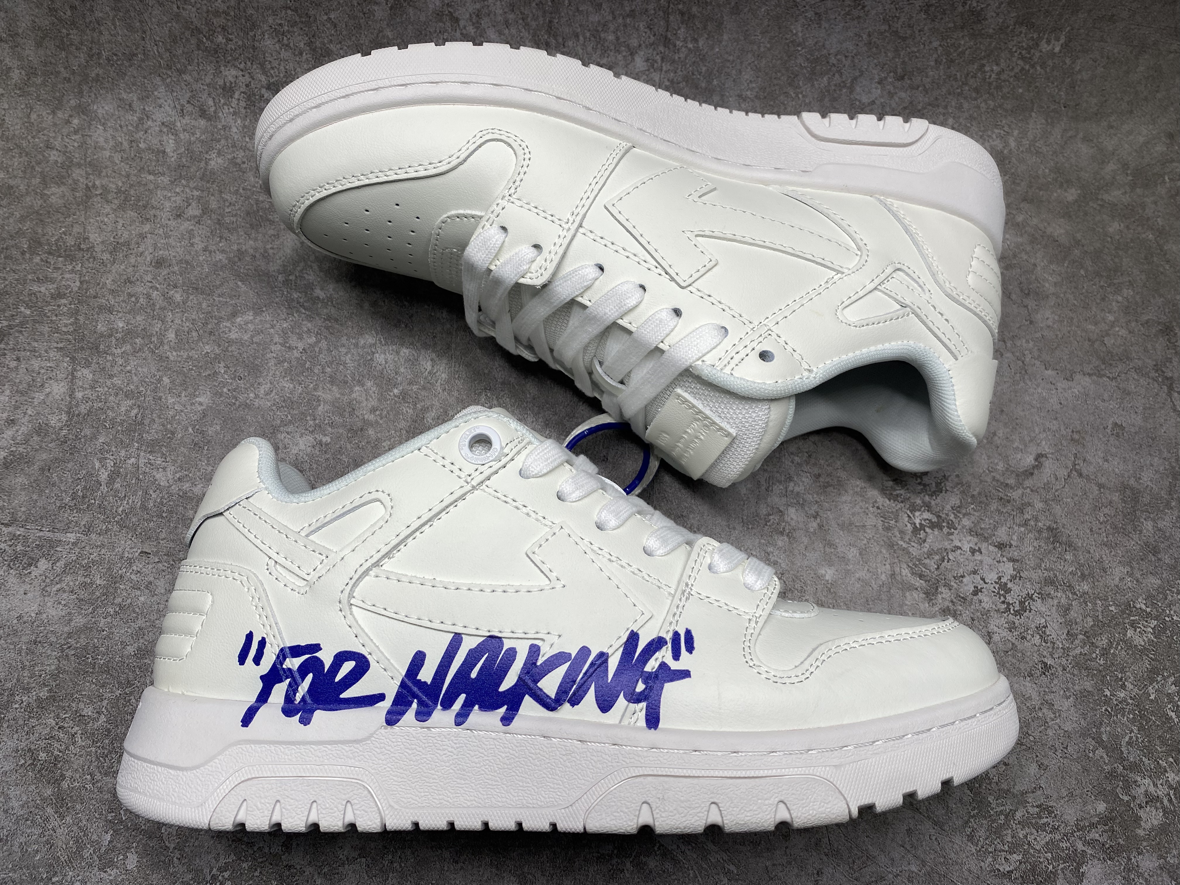 UA OFF-WHITE Out Of Office OOO Low Tops