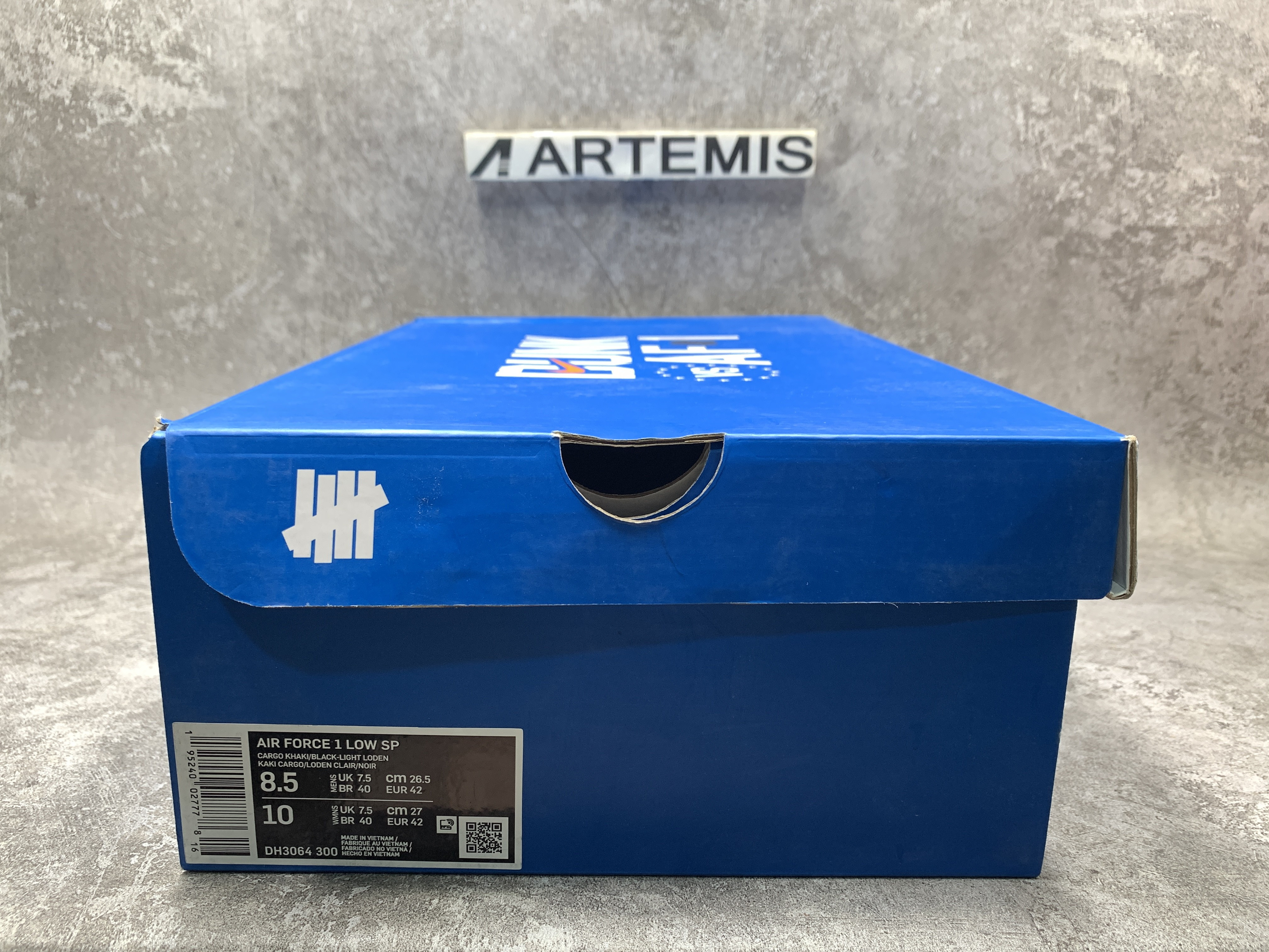 Nike Air Force 1 Low SP UNDEFEATED Ballistic Dunk vs AF1