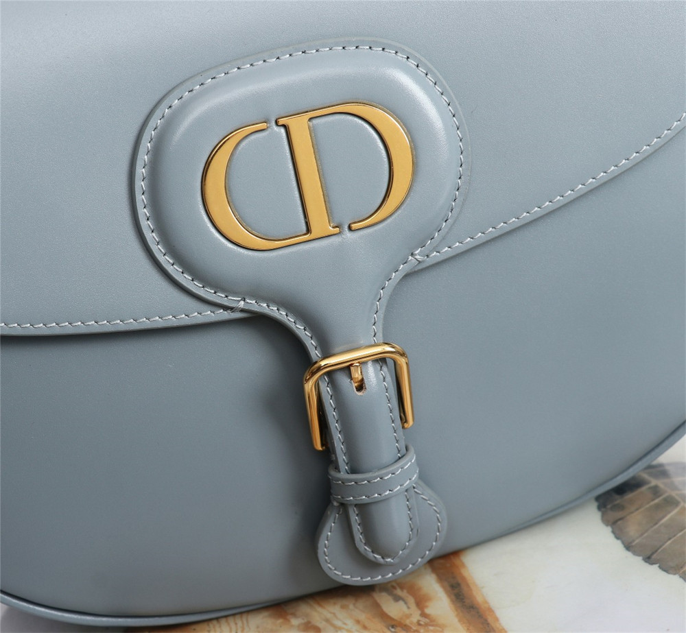 large D*or bobby bag light blue box calfskin