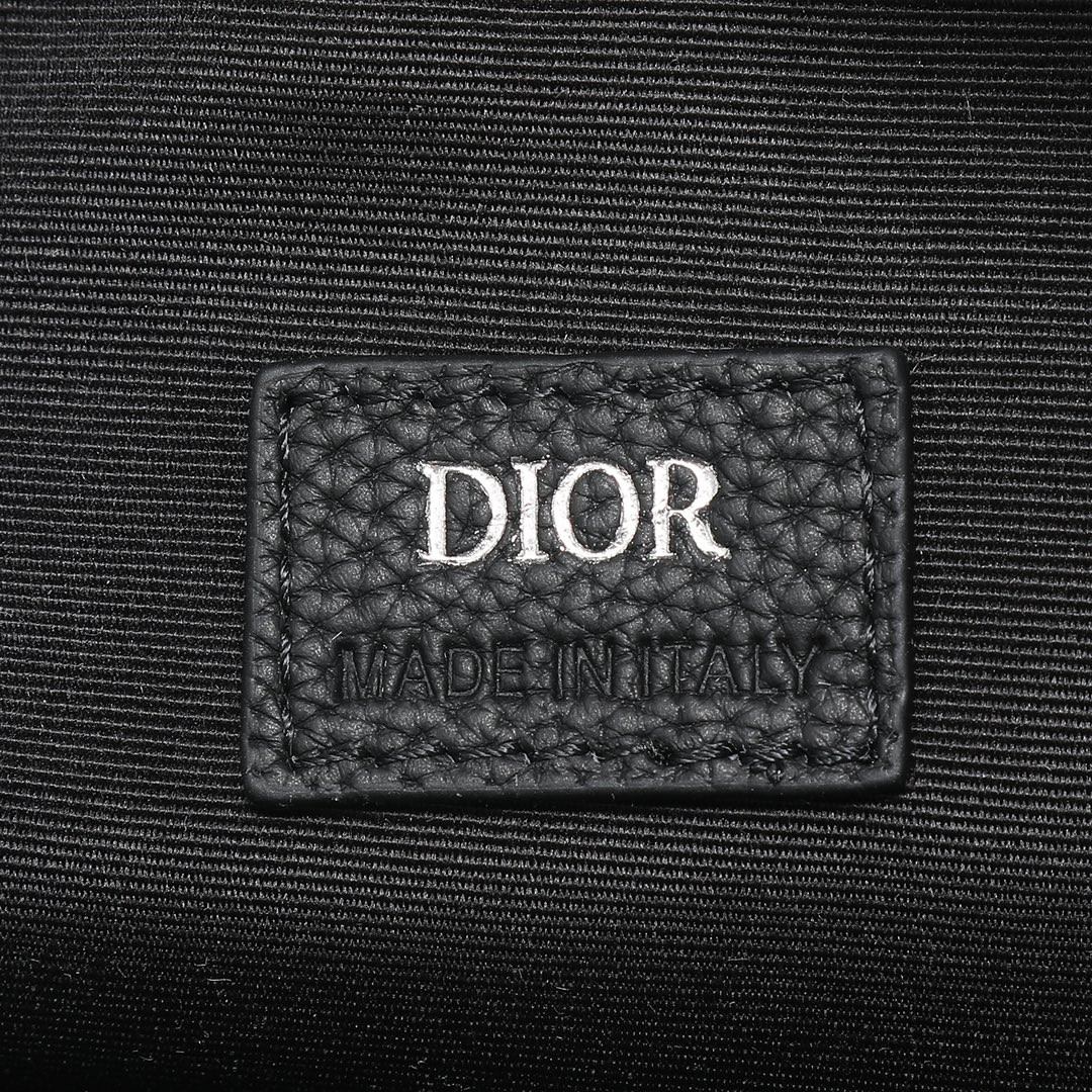 D*0r Safari Bag with Strap  Black D*0r Oblique Jacquard  8.5 x 6 x 2.5 inches