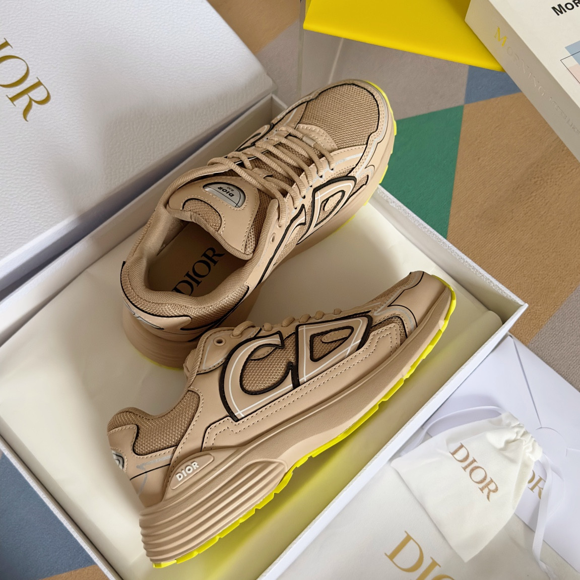 UA D*0r B30 Sneaker Beige Mesh and Technical Fabric