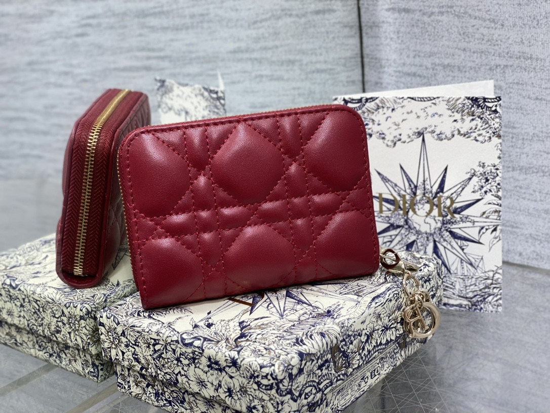 Lady D*0r Voyageur Small Coin Purse CARD HOLDER