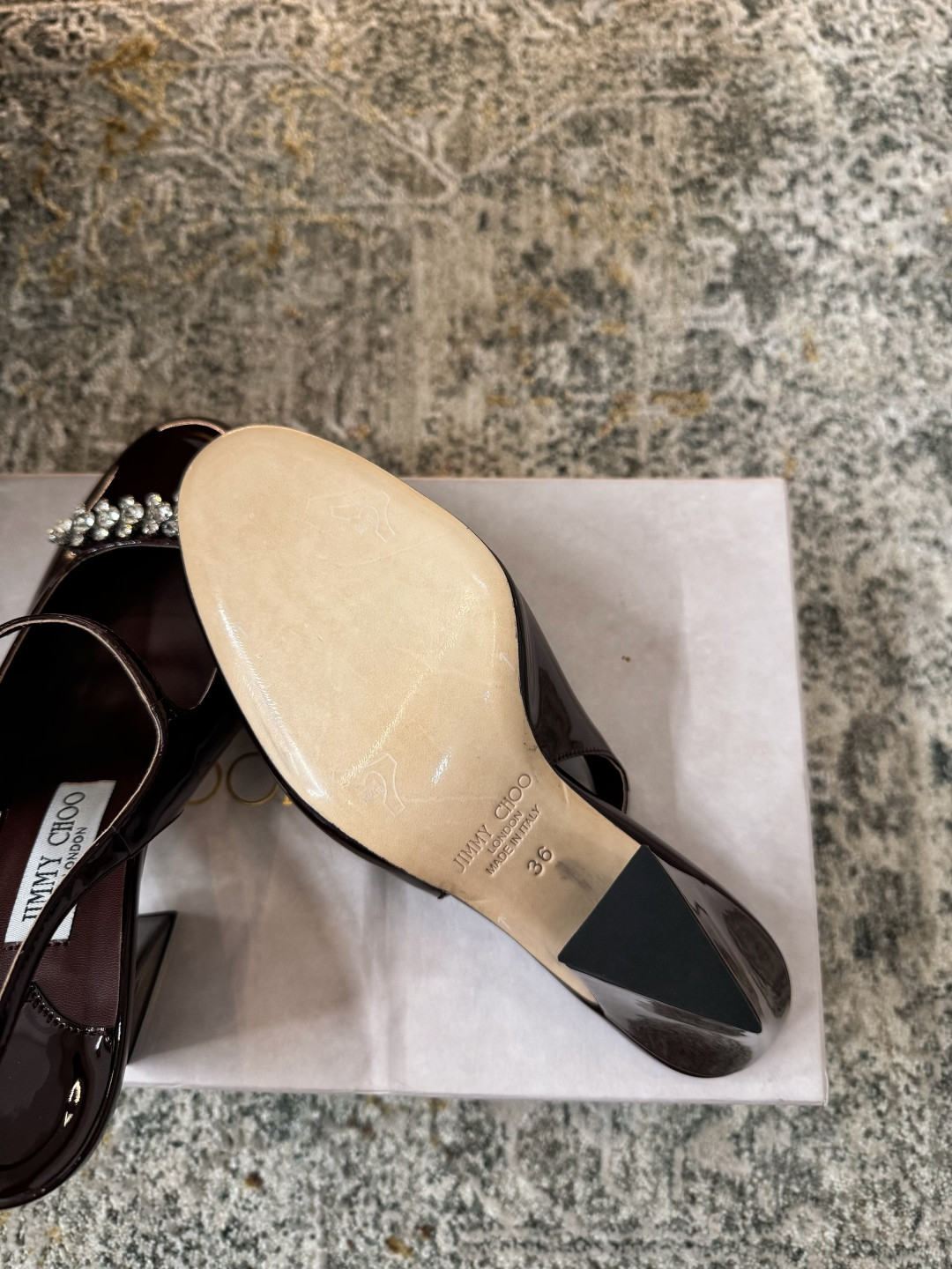 ua Ji*y Ch* belinda slingbacks 7cm